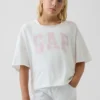 Oversized T-shirt met wijde hals voor kinderen