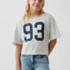 Oversized T-shirt met wijde hals voor kinderen