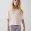 Oversized T-shirt met wijde hals voor kinderen
