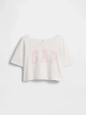 Oversized T-shirt met wijde hals voor kinderen