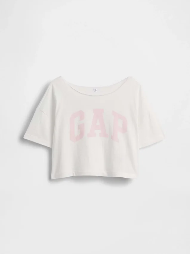 Oversized T-shirt met wijde hals voor kinderen