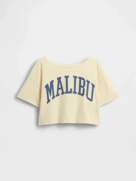 Oversized T-shirt met wijde hals voor kinderen
