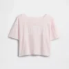 Oversized T-shirt met wijde hals voor kinderen