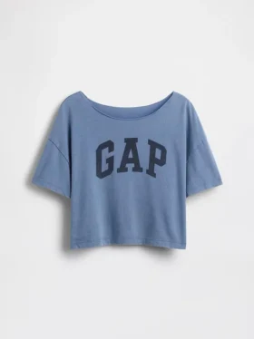 Oversized T-shirt met wijde hals voor kinderen
