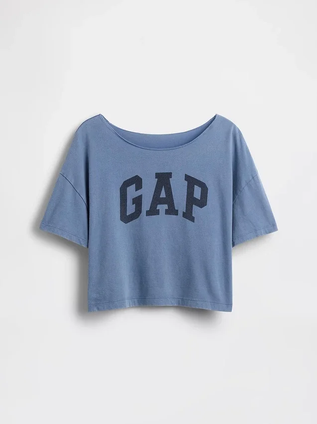 Oversized T-shirt met wijde hals voor kinderen