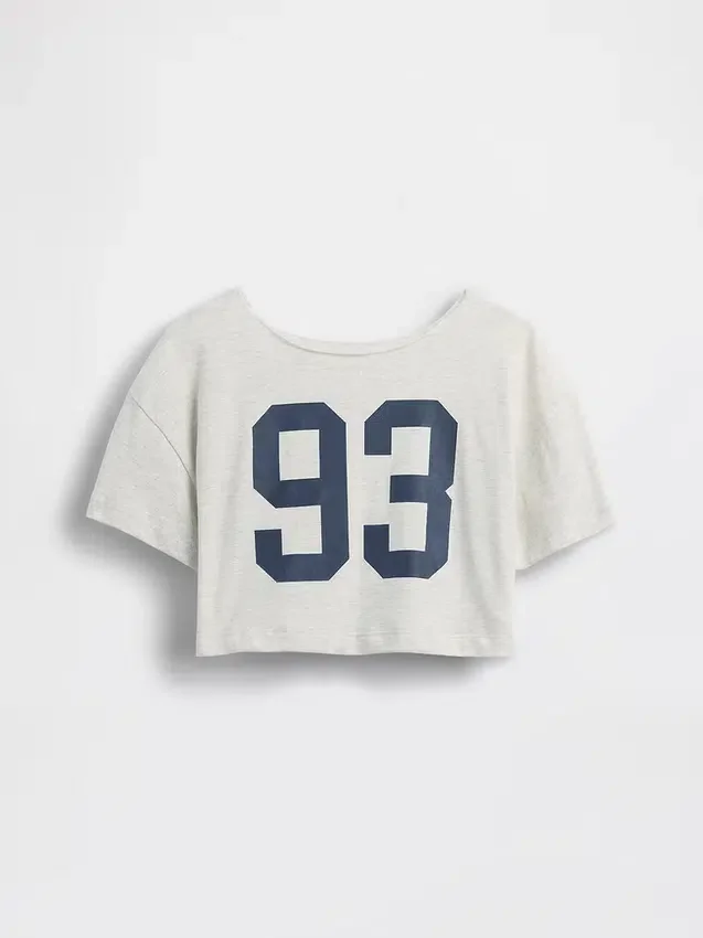 Oversized T-shirt met wijde hals voor kinderen