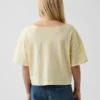 Oversized T-shirt met wijde hals voor kinderen