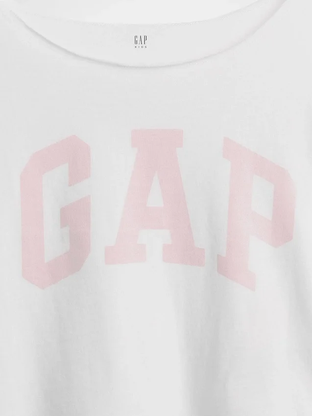 Oversized T-shirt met wijde hals voor kinderen