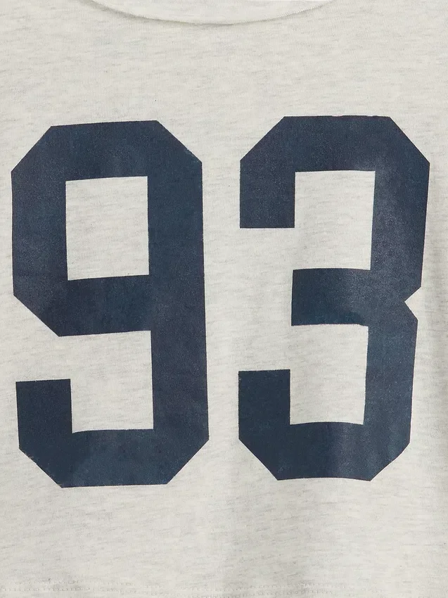 Oversized T-shirt met wijde hals voor kinderen