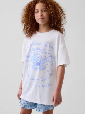 Oversized T-shirt voor kinderen met Care Bears