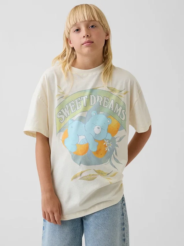 Oversized T-shirt voor kinderen met Care Bears