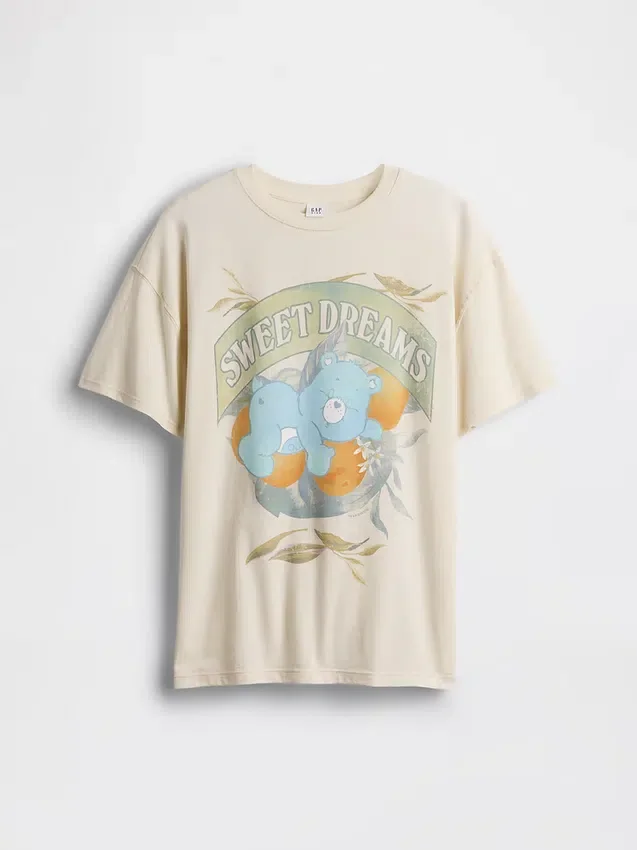 Oversized T-shirt voor kinderen met Care Bears
