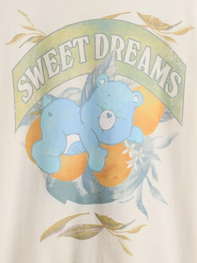 Oversized T-shirt voor kinderen met Care Bears