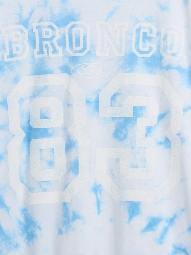 Oversized T-shirt voor kinderen met Ford Bronco-print