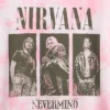 Oversized T-shirt voor kinderen met Nirvana-print