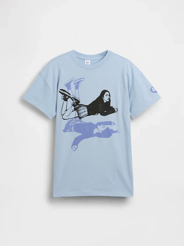 Oversized T-shirt voor kinderen met Olivia Rodrigo