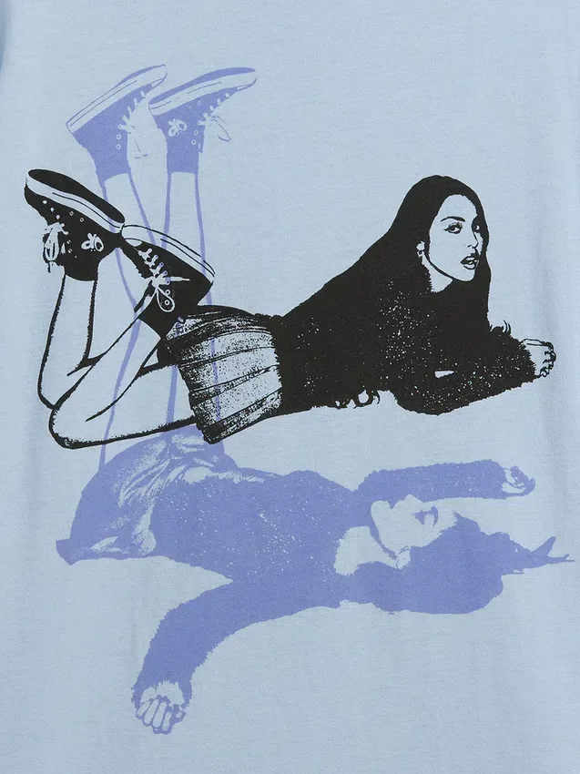 Oversized T-shirt voor kinderen met Olivia Rodrigo