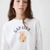 Oversized T-shirt voor kinderen van zwaar katoen
