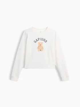 Oversized T-shirt voor kinderen van zwaar katoen