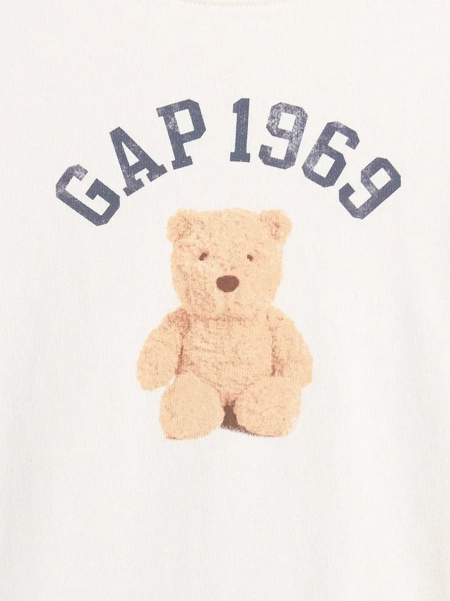 Oversized T-shirt voor kinderen van zwaar katoen