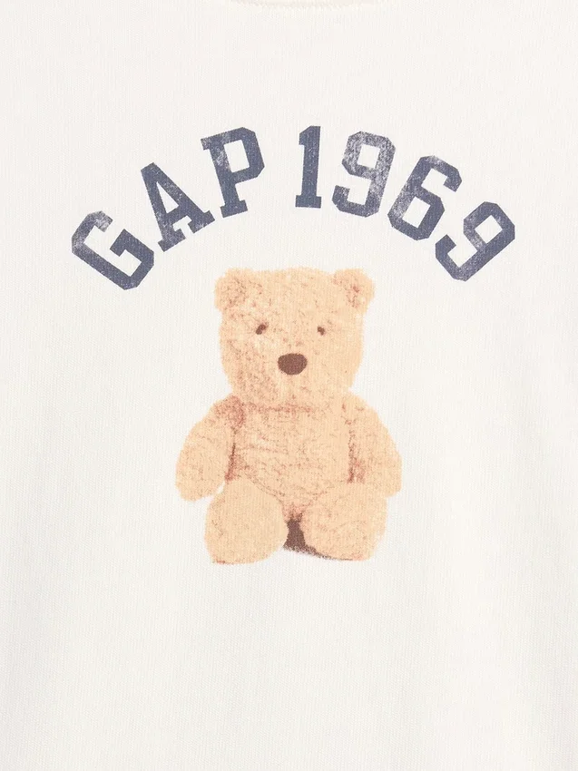 Oversized T-shirt voor kinderen van zwaar katoen