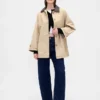 Oversized trenchcoat van twill