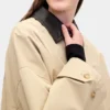 Oversized trenchcoat van twill