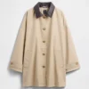 Oversized trenchcoat van twill