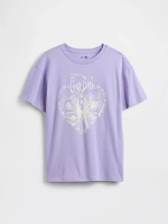 Oversized tuniek-T-shirt met print voor kinderen