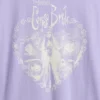 Oversized tuniek-T-shirt met print voor kinderen