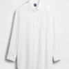 Oversized tuniekhemd van linnenmix