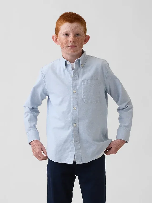 Oxford-overhemd voor kinderen