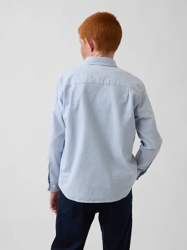 Oxford-overhemd voor kinderen