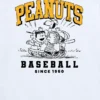 Peanuts-baseball-T-shirt met korte mouwen voor peuters