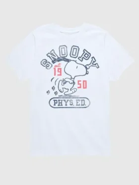 Peanuts Snoopy gym-T-shirt met korte mouwen voor kinderen