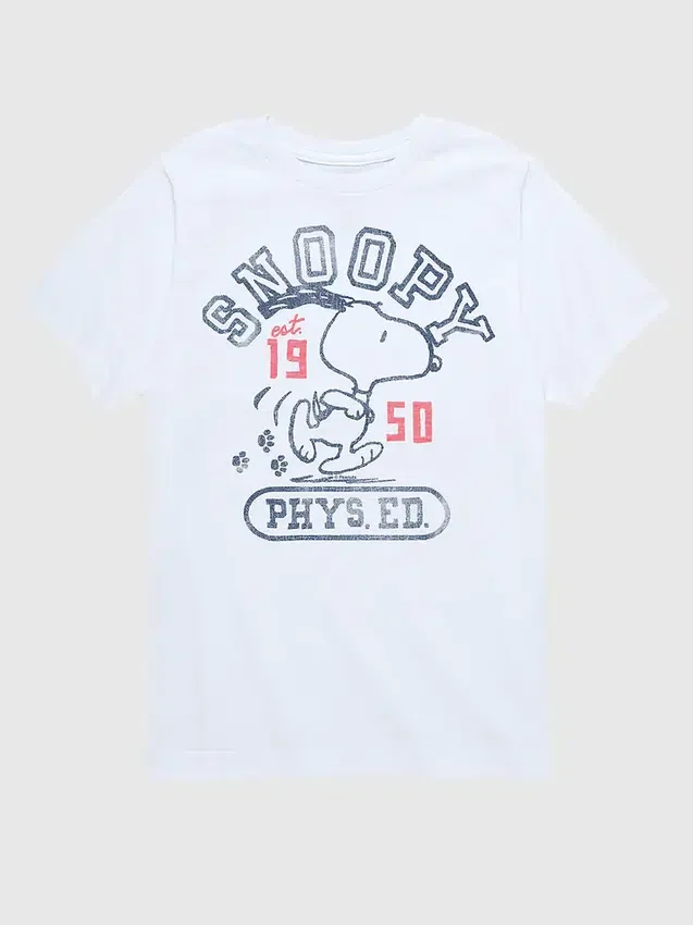 Peanuts Snoopy gym-T-shirt met korte mouwen voor kinderen