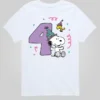 Peanuts-T-shirt met korte mouwen en print voor peuters, 4e verjaardag