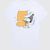Peanuts-T-shirt met korte mouwen voor peuters, 5e verjaardag