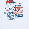 Peanuts-T-shirt met korte mouwen voor peuters: Charlie Brown ‘Sorry I Can’t’ Baseball Season