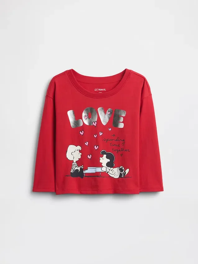 Peanuts-T-shirt met print voor Baby & Peuter