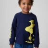 Peanuts-T-shirt met print voor Baby & Peuter