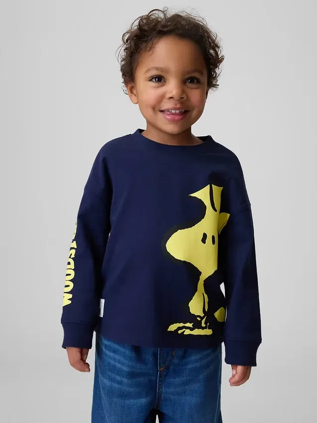 Peanuts-T-shirt met print voor Baby & Peuter