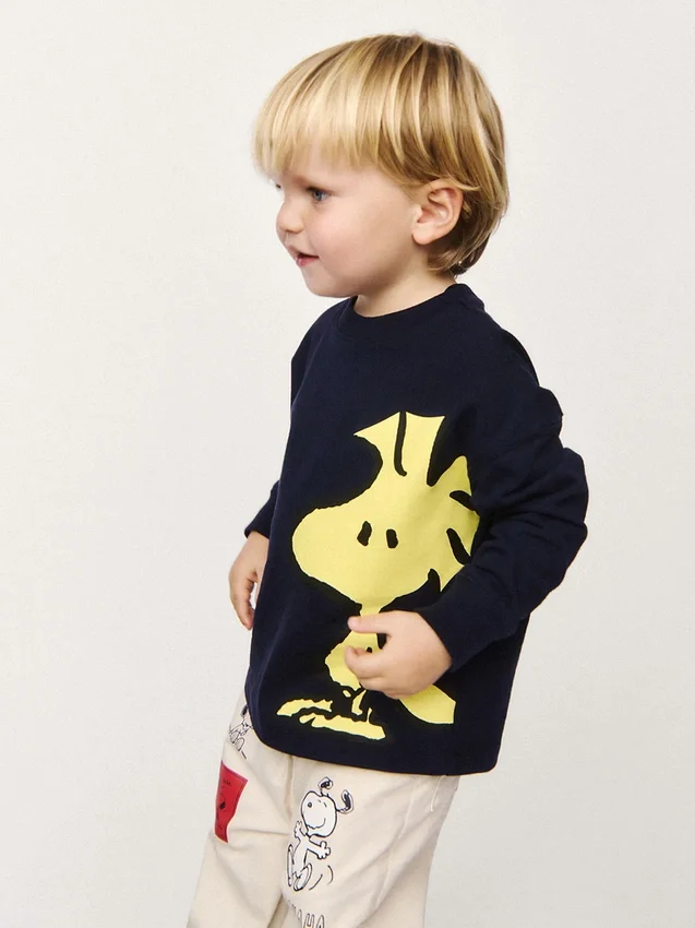 Peanuts-T-shirt met print voor Baby & Peuter