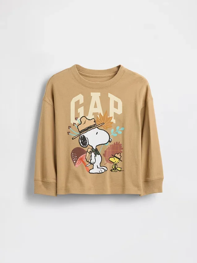 Peanuts-T-shirt met Thanksgiving-afbeelding voor Baby & Peuter