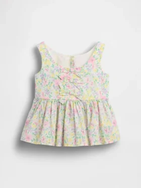 Peplum-tanktop met strik voor Baby & Peuter