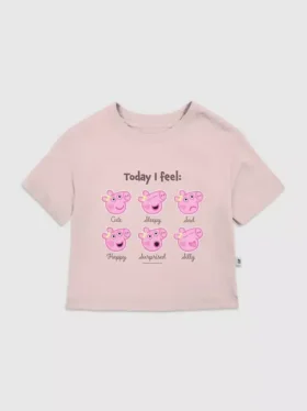 Peppa Pig Moods-T-shirt met print voor peuters