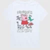 Peppa Pig-T-shirt met korte mouwen en ‘Dinosaur Expert’-afbeelding voor peuters