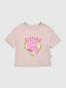 Peppa Pig-T-shirt met 'Sisters'-print voor peuters
