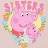 Peppa Pig-T-shirt met 'Sisters'-print voor peuters