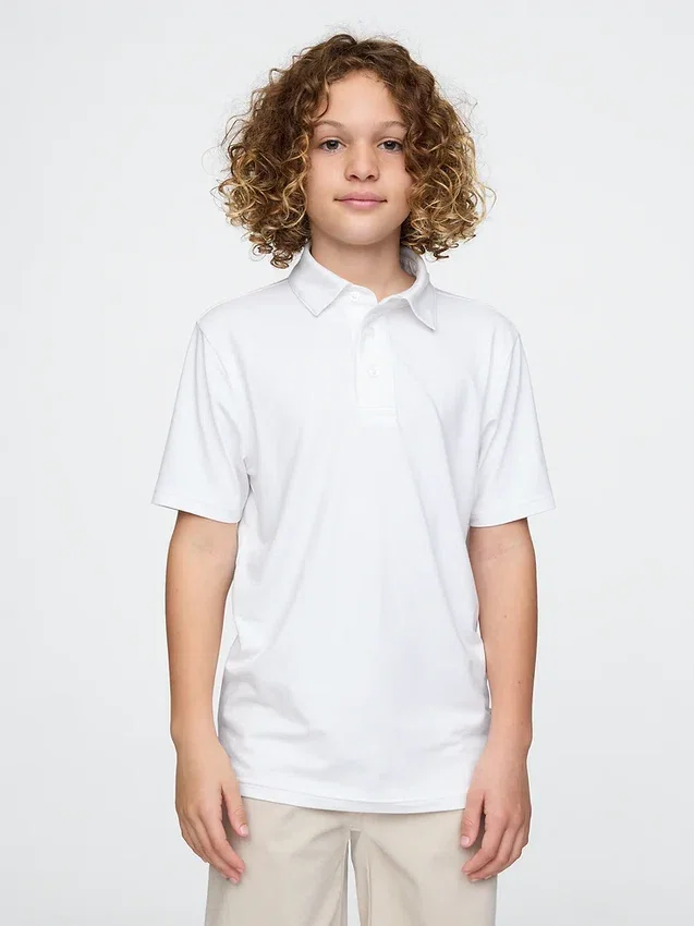 Performance-polo voor kinderen